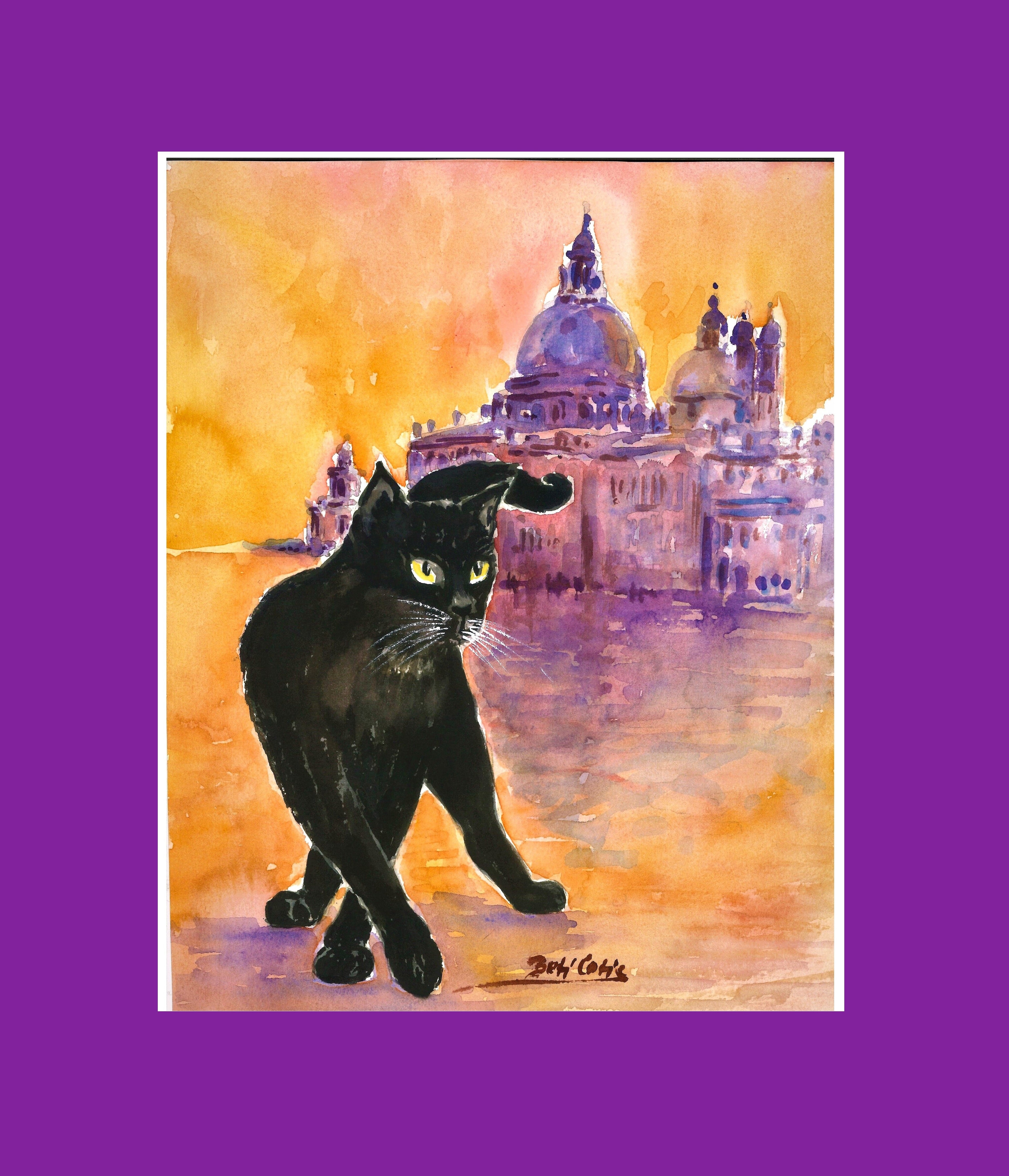 Collezione di gatti a Venezia, stampe